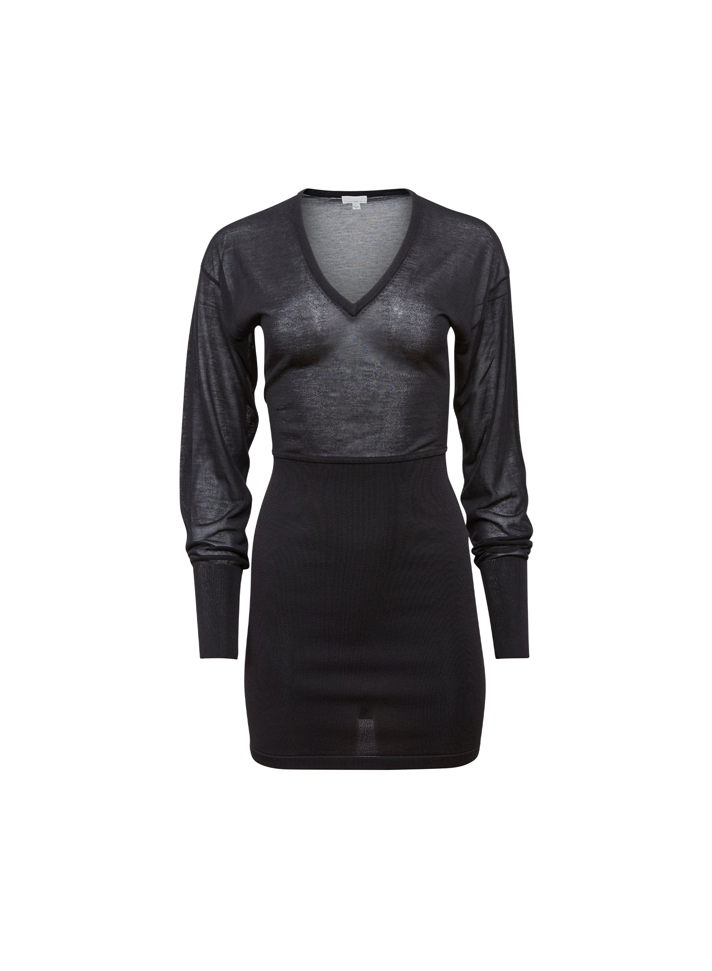 Fleur du Mal Black Kate Mini Dress