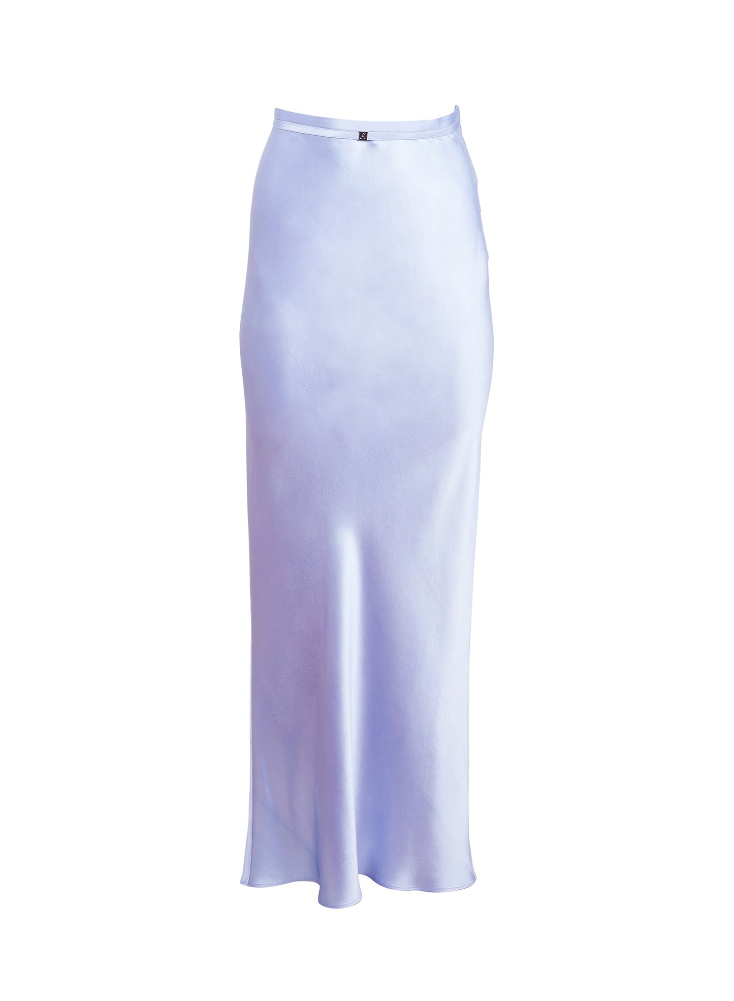 Fleur du Mal Pastel Sky Silk Bias Skirt