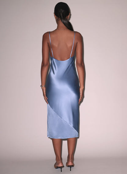 Fleur du Mal Silk Bias Slip Dress