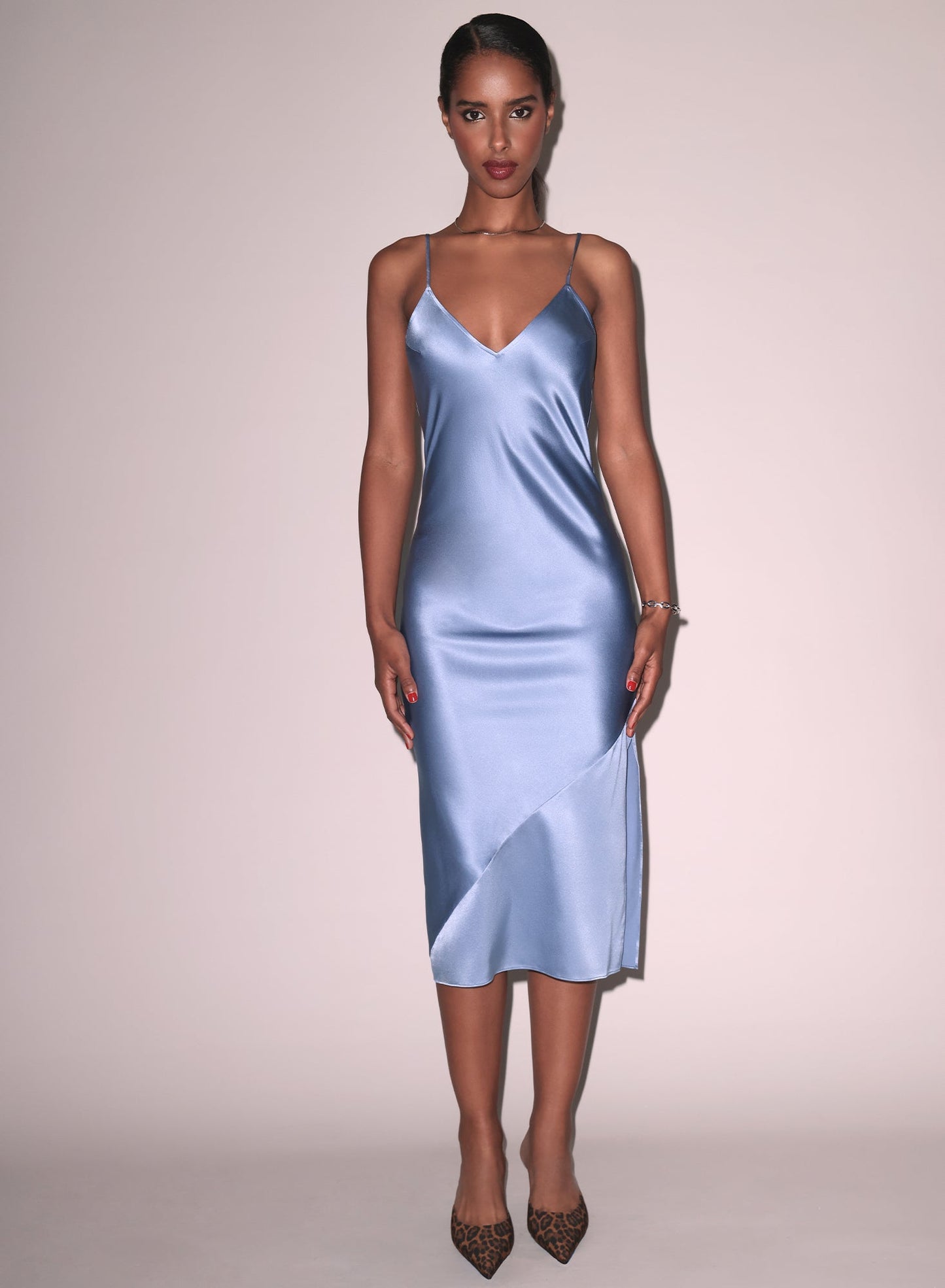 Fleur du Mal Silk Bias Slip Dress