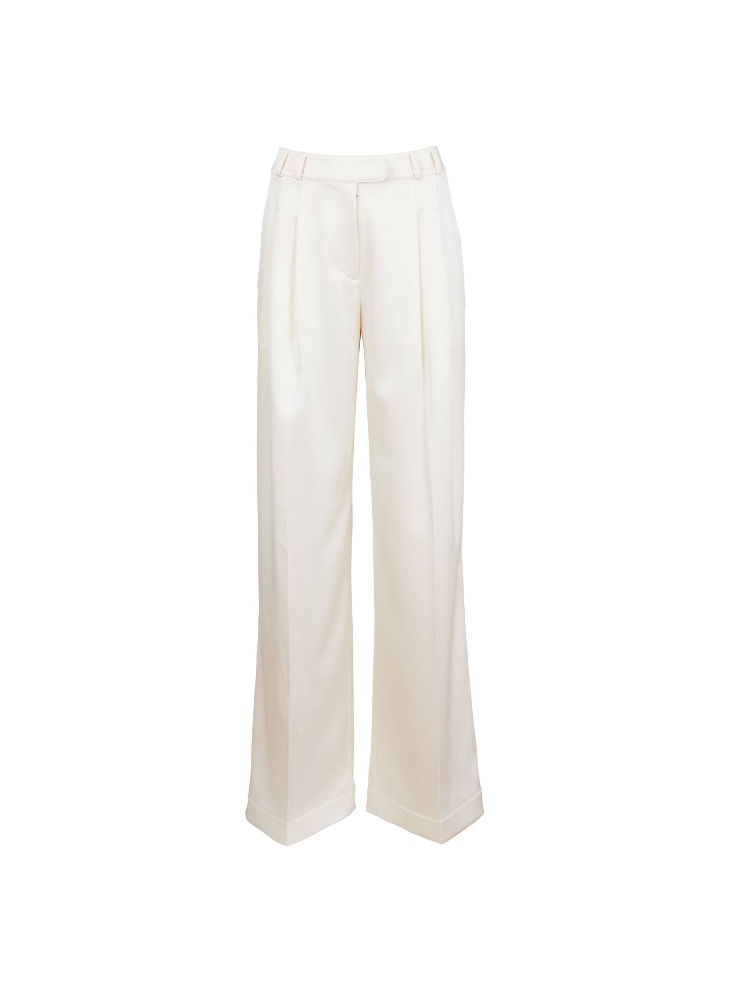 Fleur du Mal Vanilla Satin Trouser