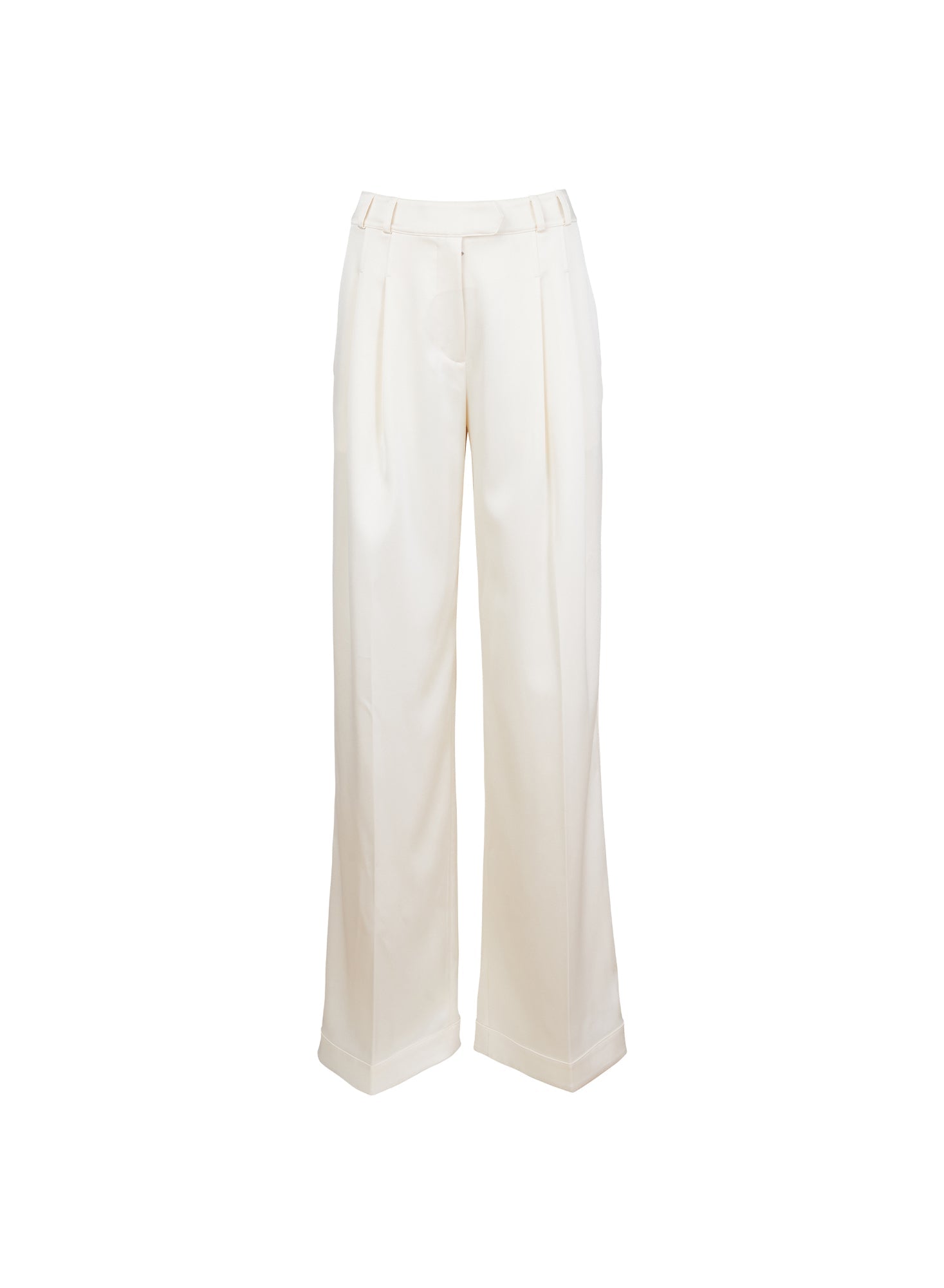 Fleur du Mal Vanilla Satin Trouser