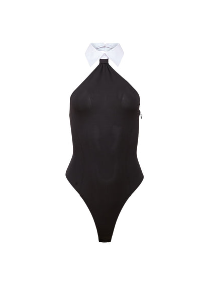 Fleur du Mal Black Hannah Bodysuit