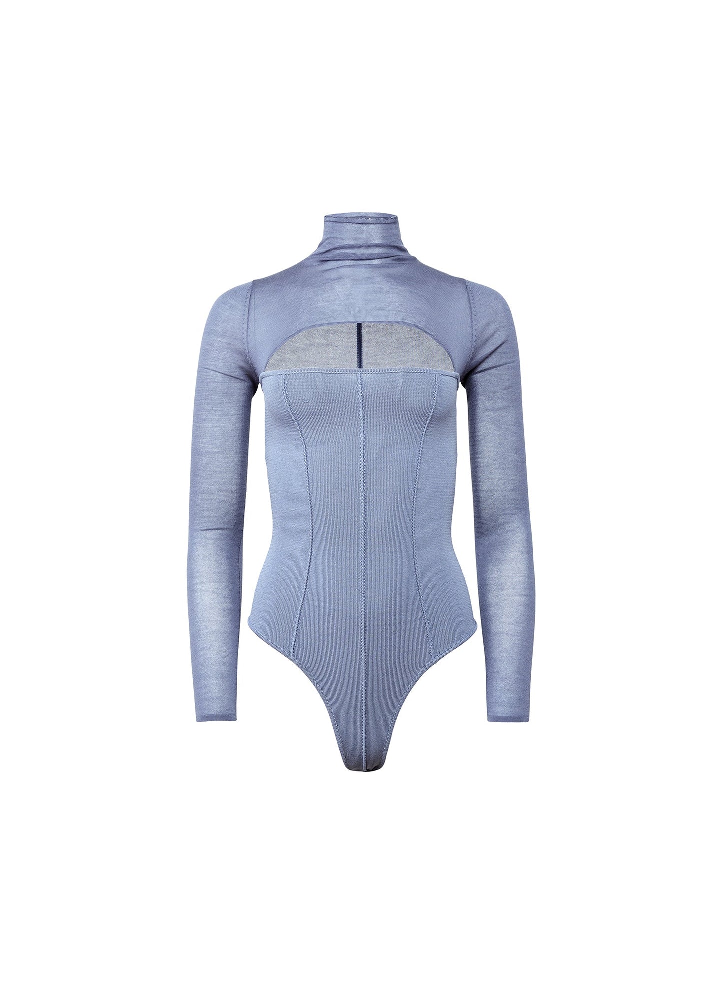 Fleur du Mal Charcoal Blue Kate Bodysuit