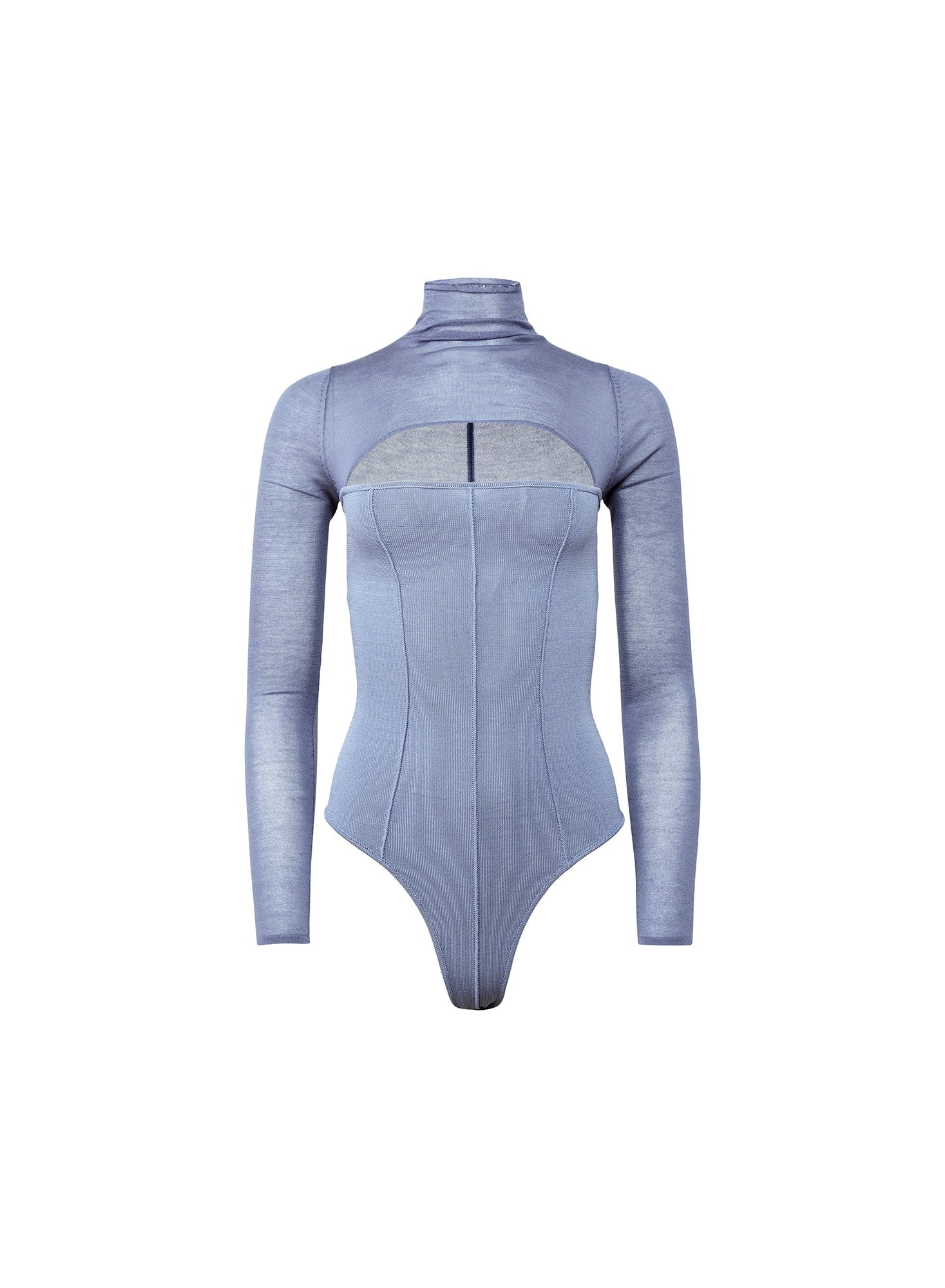 Fleur du Mal Charcoal Blue Kate Bodysuit