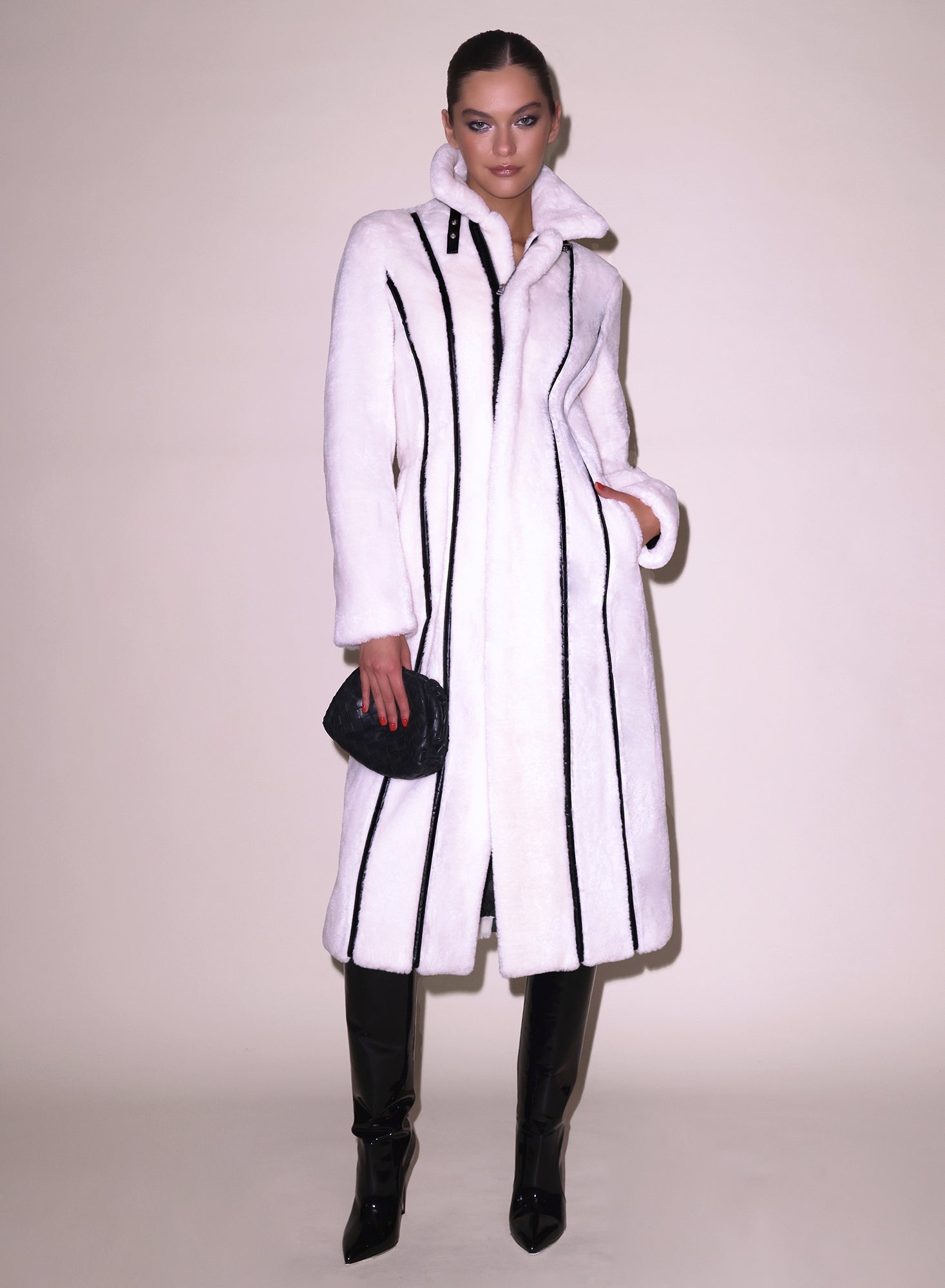 Fleur du Mal Polar Diana Faux Shearling