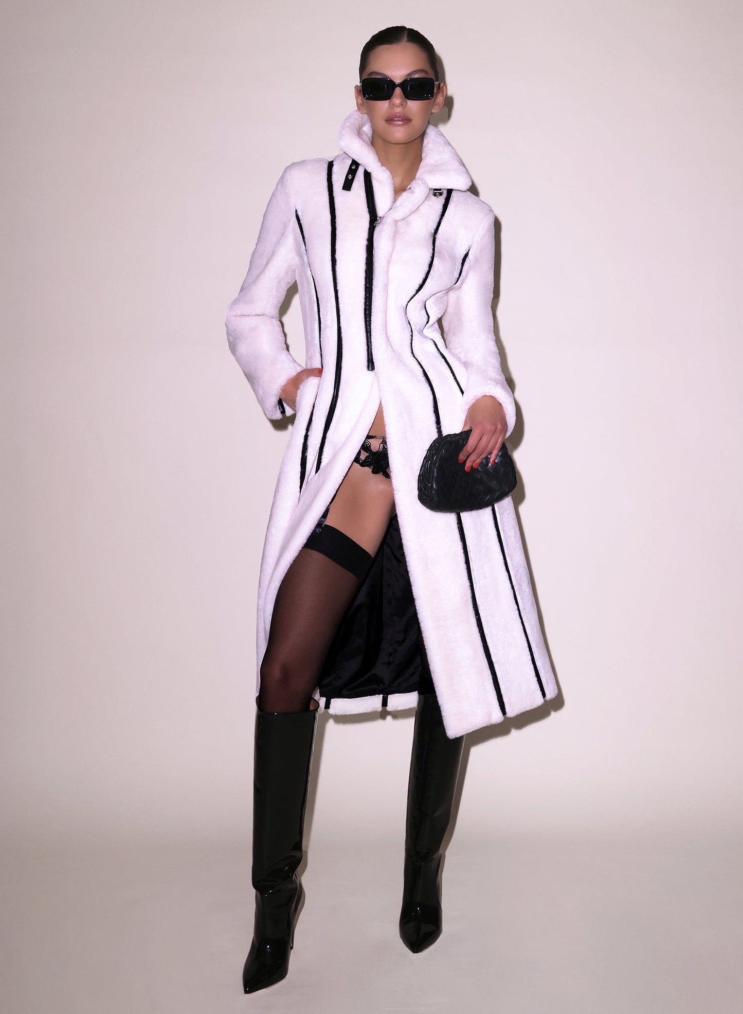 Fleur du Mal Polar Diana Faux Shearling