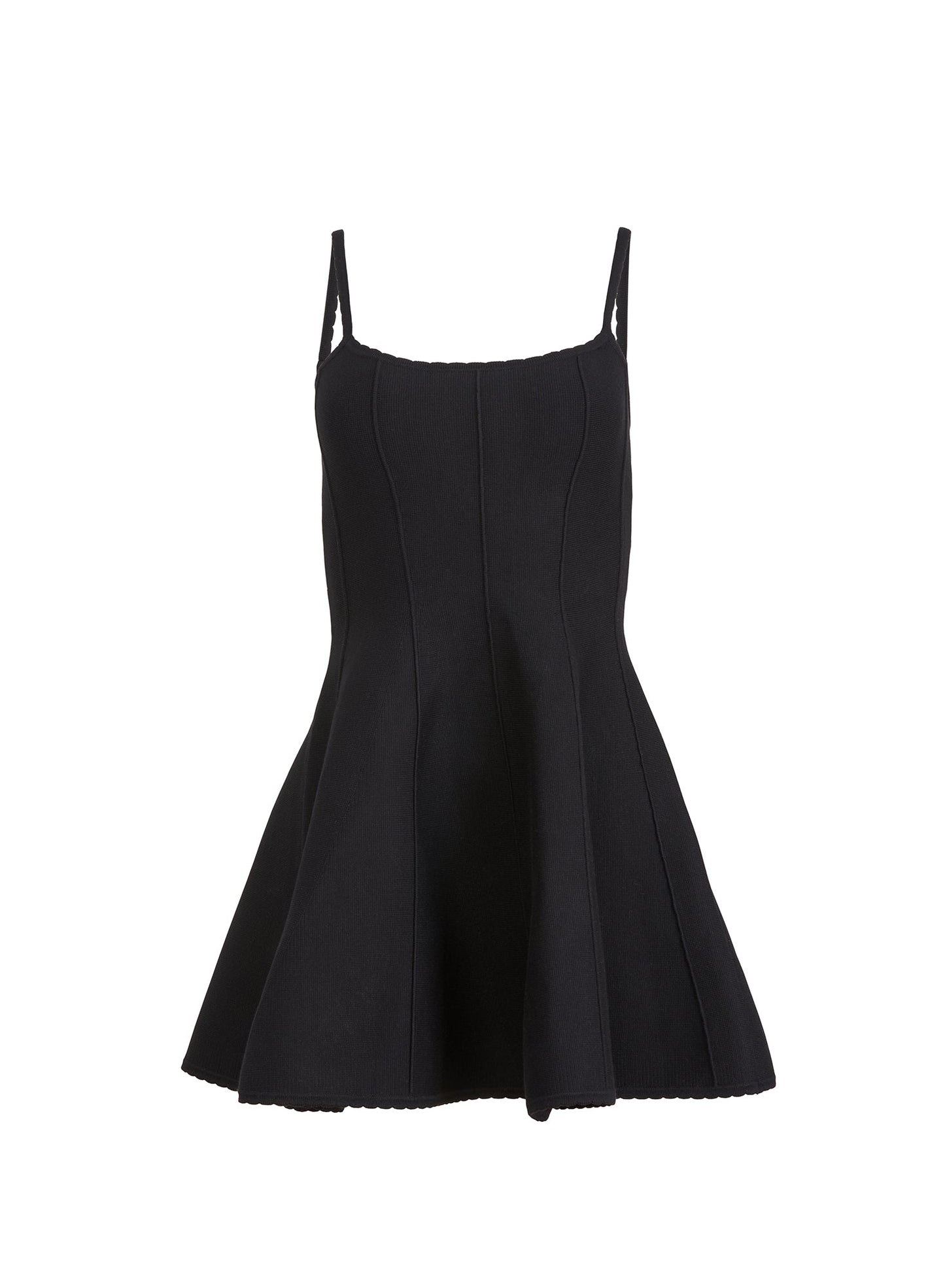 Fleur du Mal Black Flared Corset Dress Best Dress