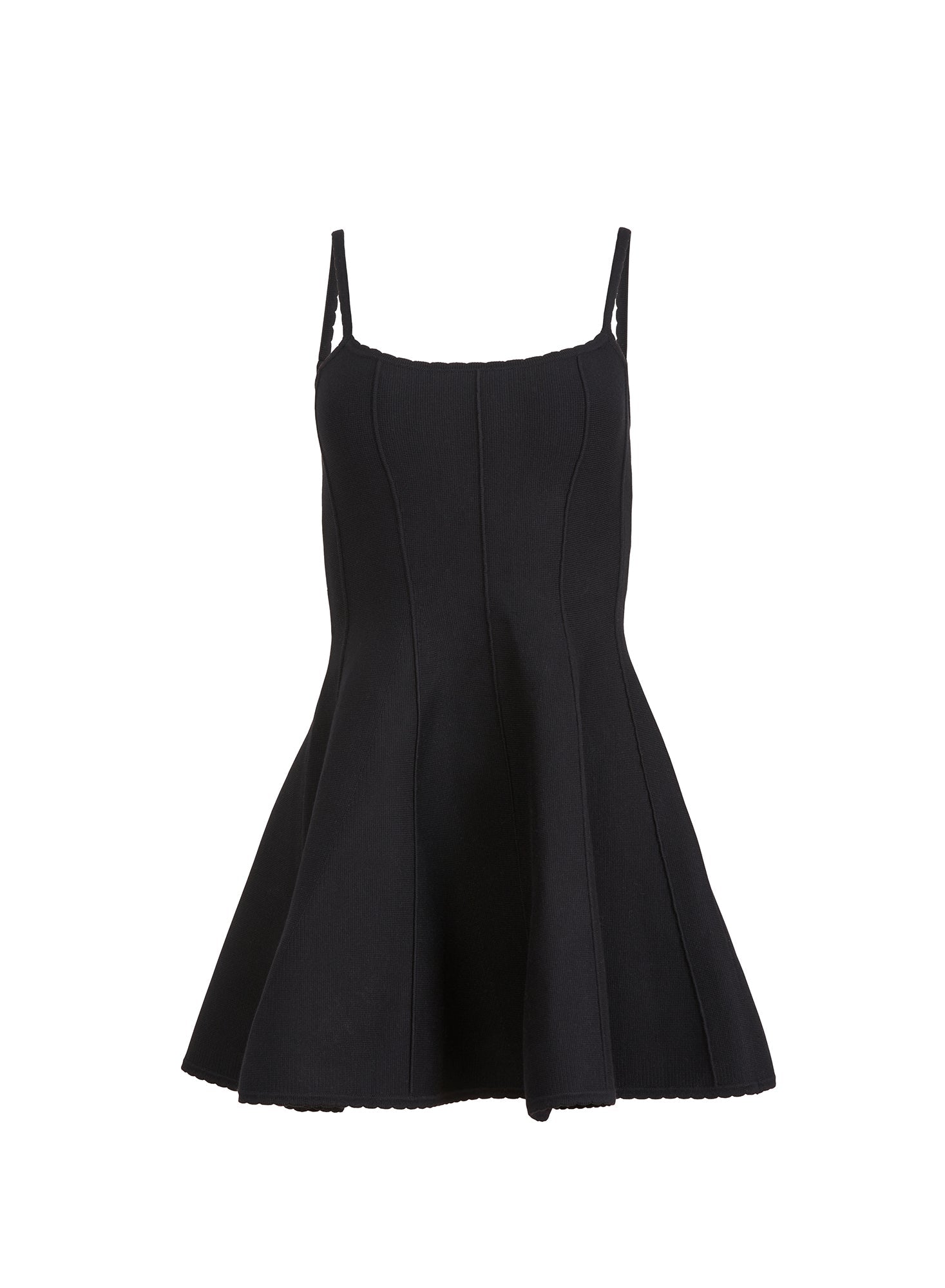 Fleur du Mal Black Flared Corset Dress Best Dress