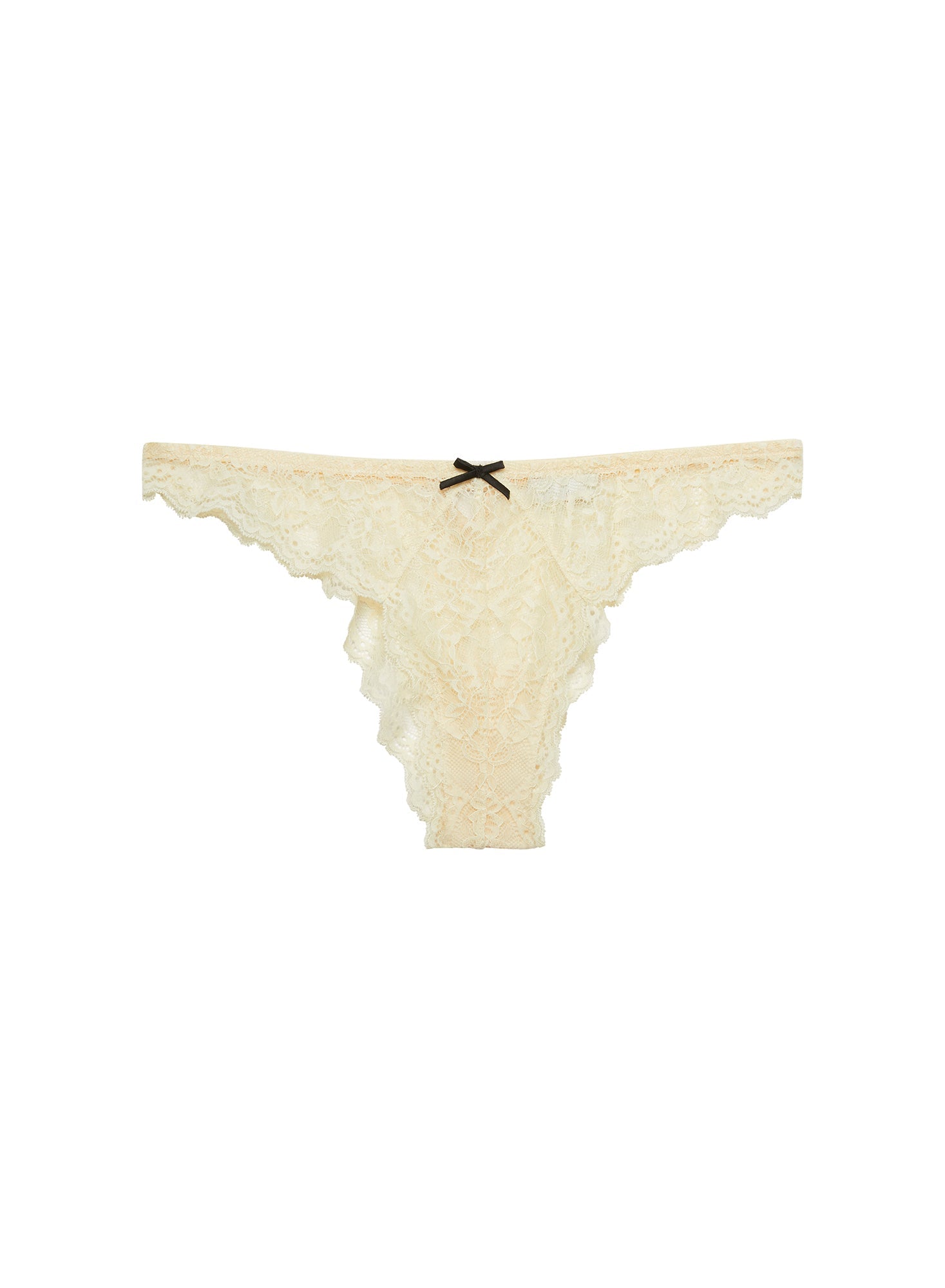 Fleur du Mal Buttercup Bianca Lace Cheeky