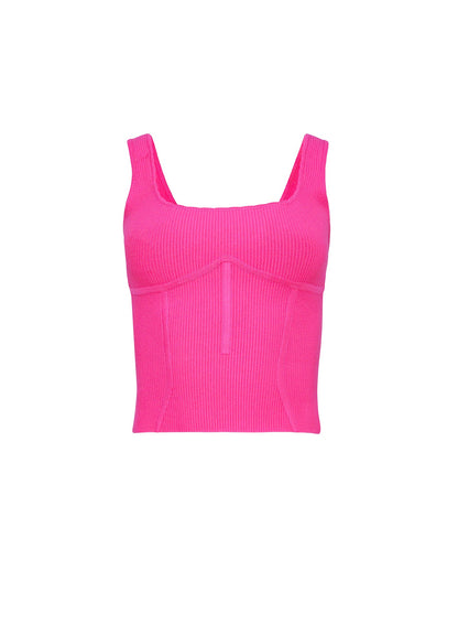 Fleur du Mal Wild Pink Jolie Tank Top