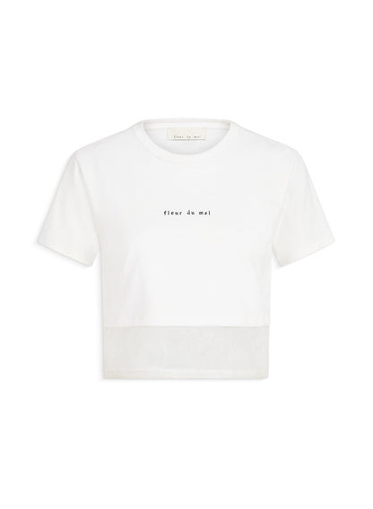 Fleur du Mal White Cool Down Tee
