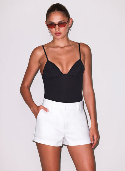 Fleur du Mal Ivory Tuxedo Short