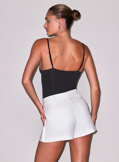 Fleur du Mal Ivory Tuxedo Short