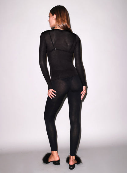 Fleur du Mal Black Butter Soft Legging
