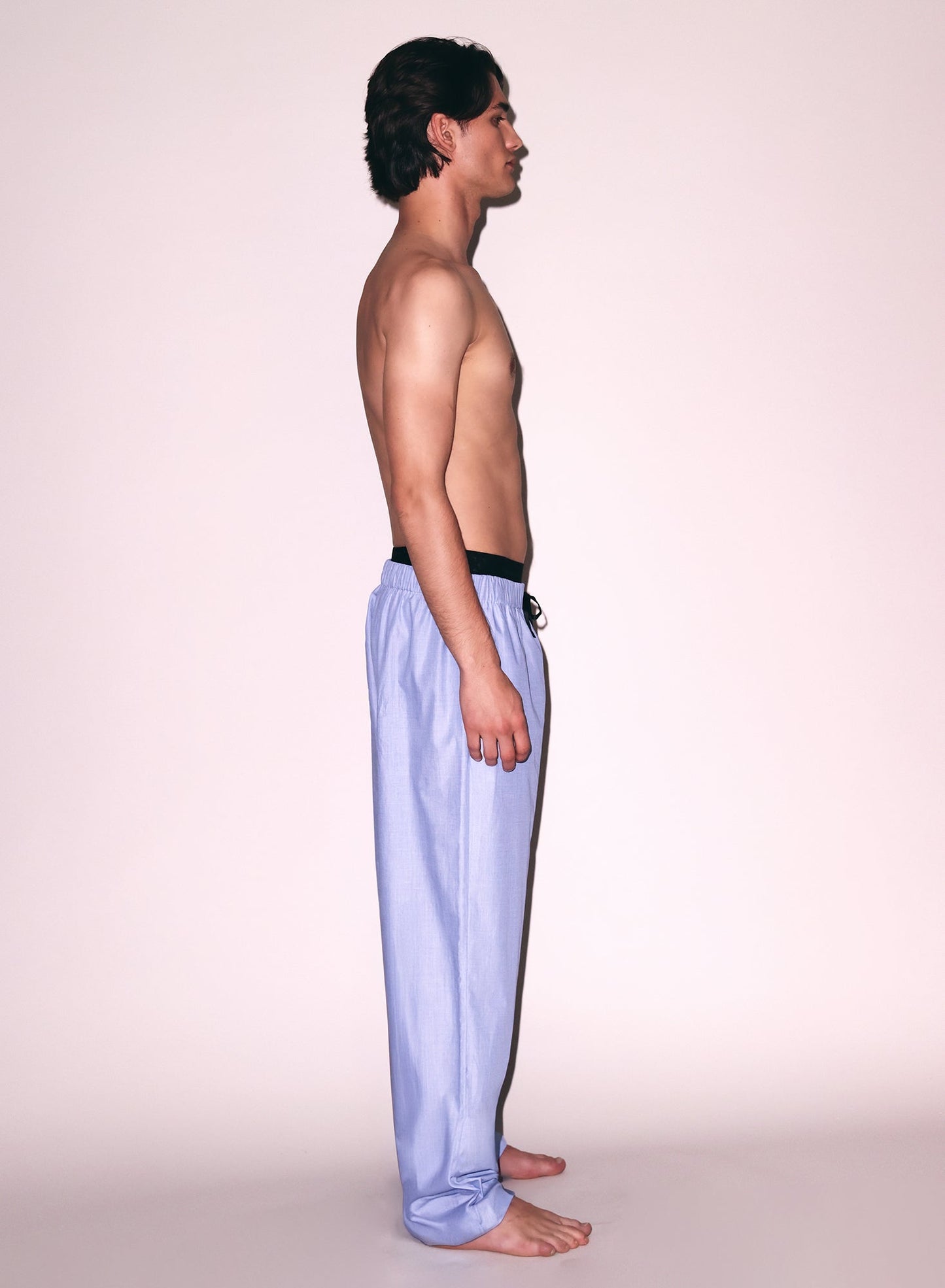 Fleur du Mal Pacific Blue Poplin PJ Pant