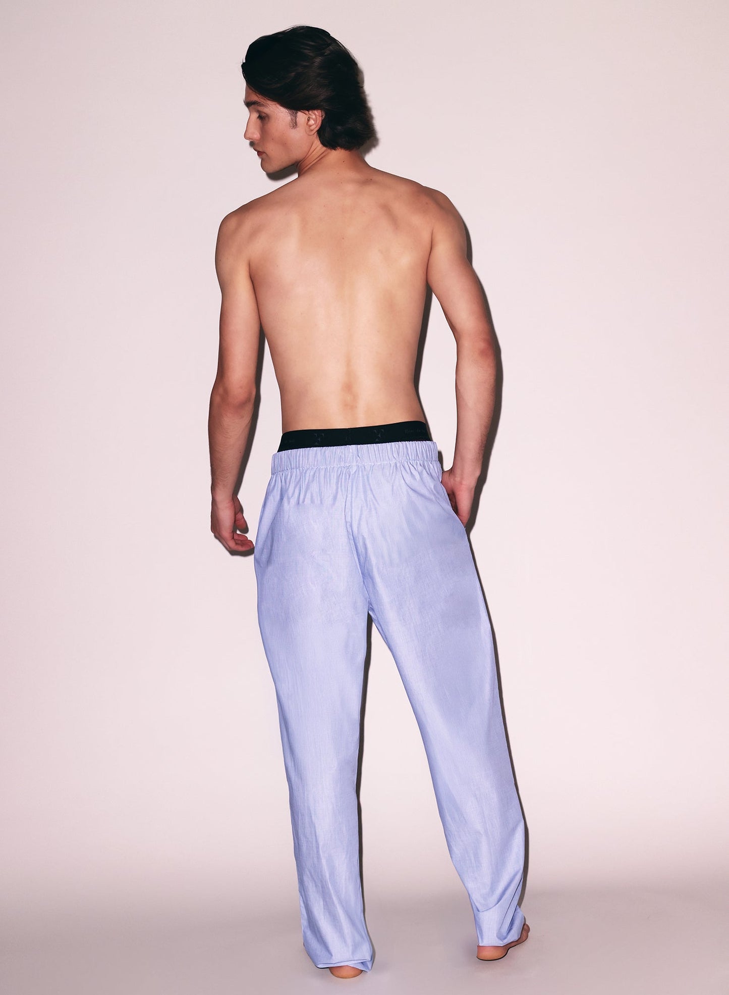 Fleur du Mal Pacific Blue Poplin PJ Pant