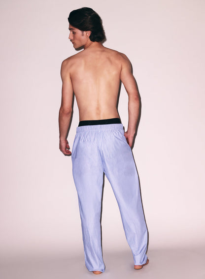 Fleur du Mal Pacific Blue Poplin PJ Pant