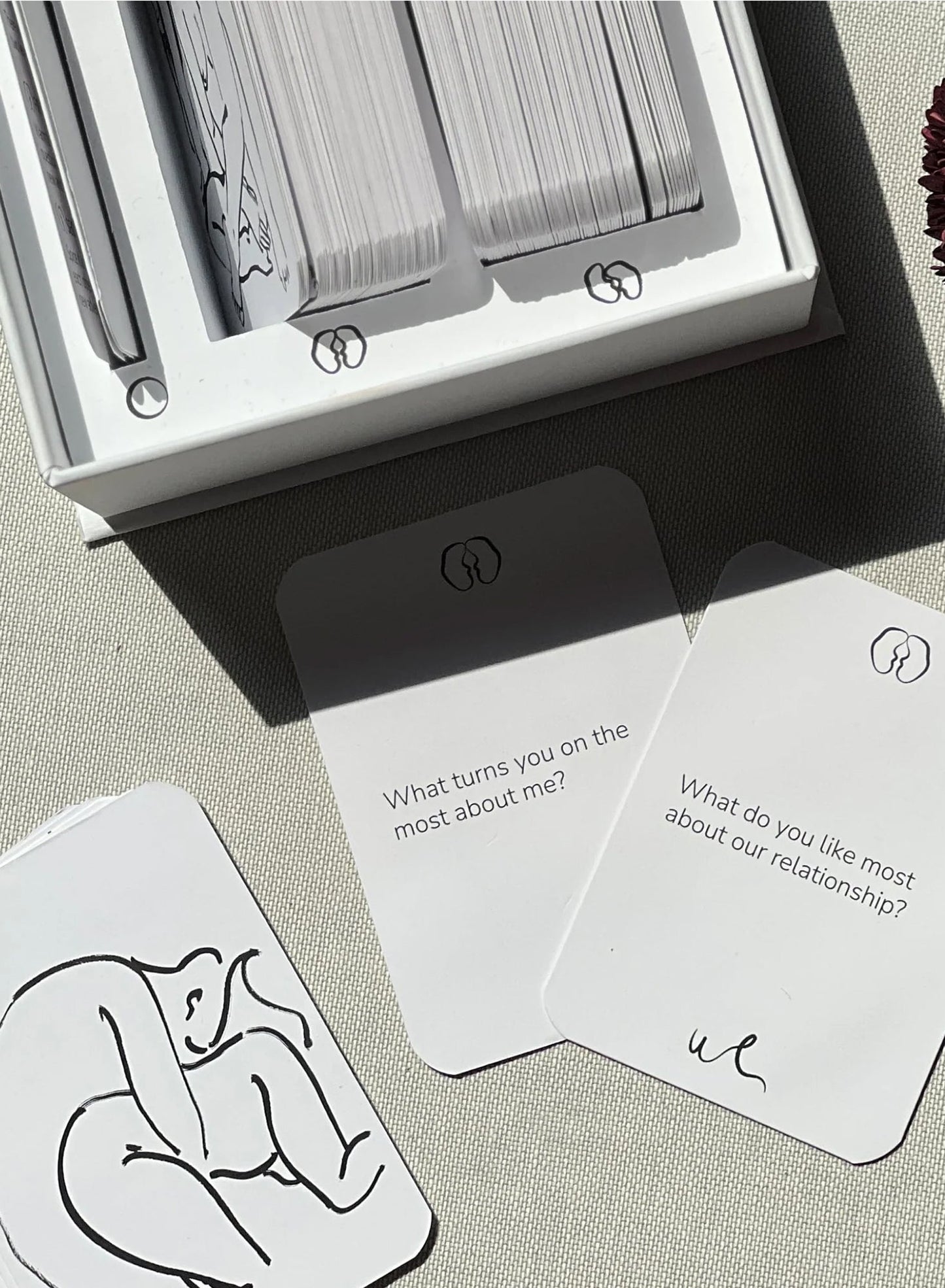 Fleur du Mal White Wonderlust Mindful Intimacy Card Deck