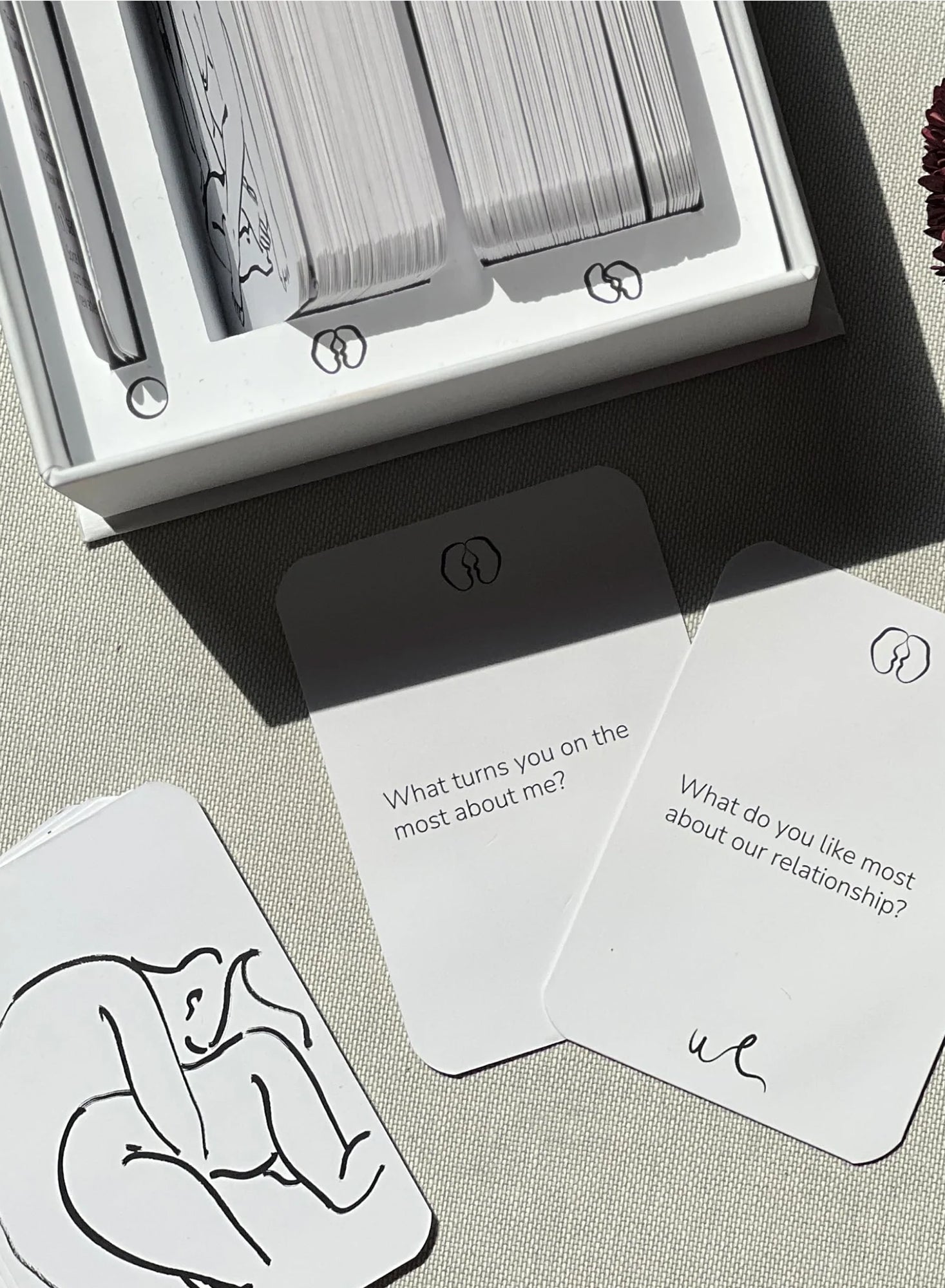Fleur du Mal White Wonderlust Mindful Intimacy Card Deck