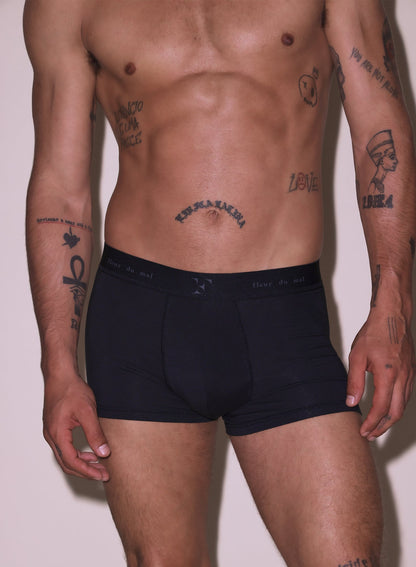 Fleur du Mal Men's Black Boxer 3-Pack