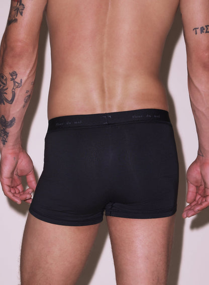 Fleur du Mal Men's Black Boxer 3-Pack