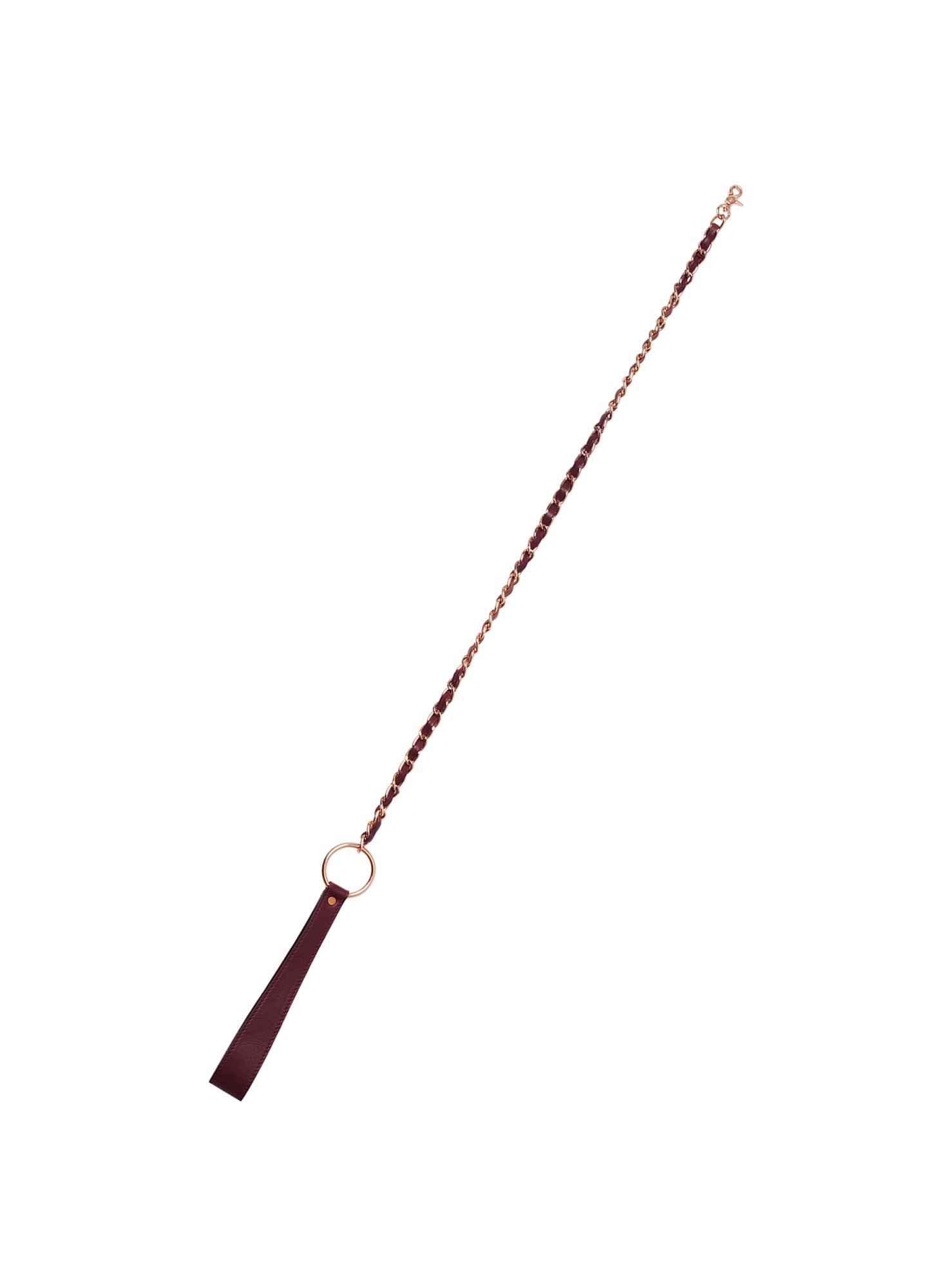 Fleur du Mal Bordeaux Leather Lead