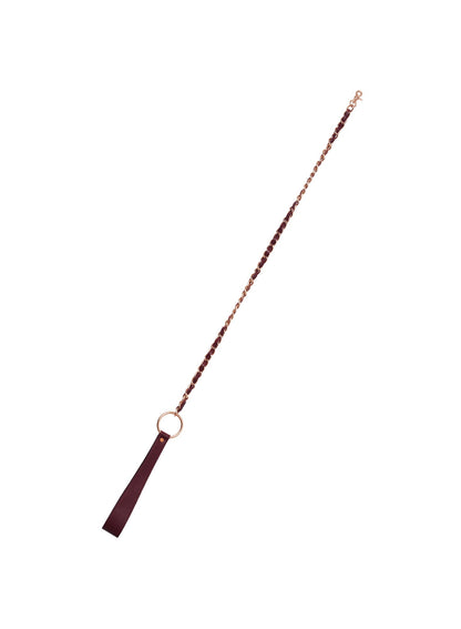 Fleur du Mal Bordeaux Leather Lead