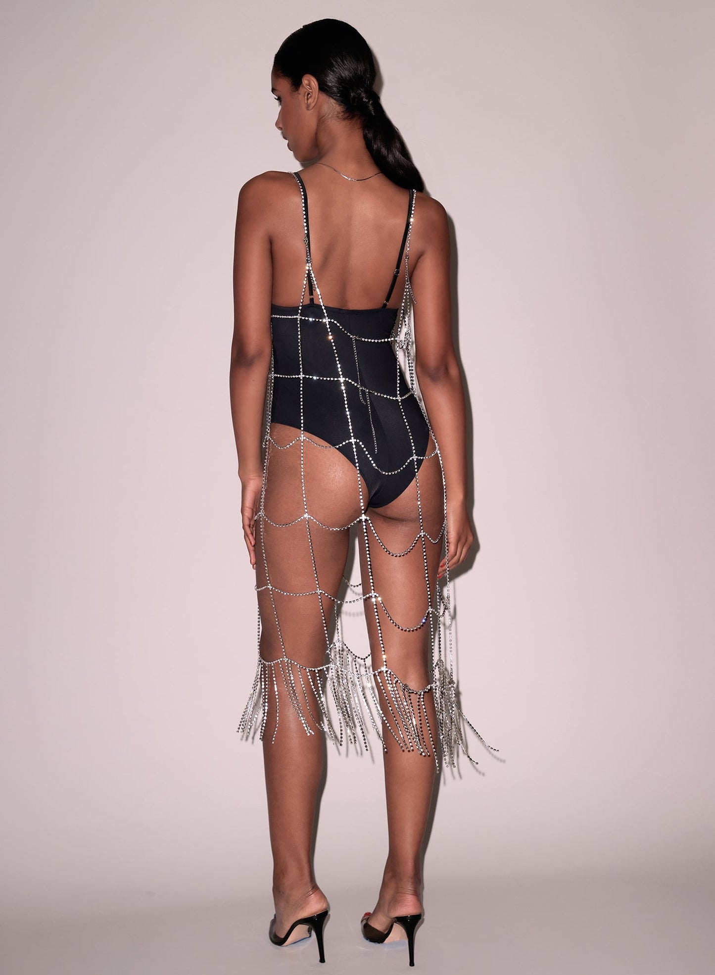 Fleur du Mal Crystal Fringe Dress
