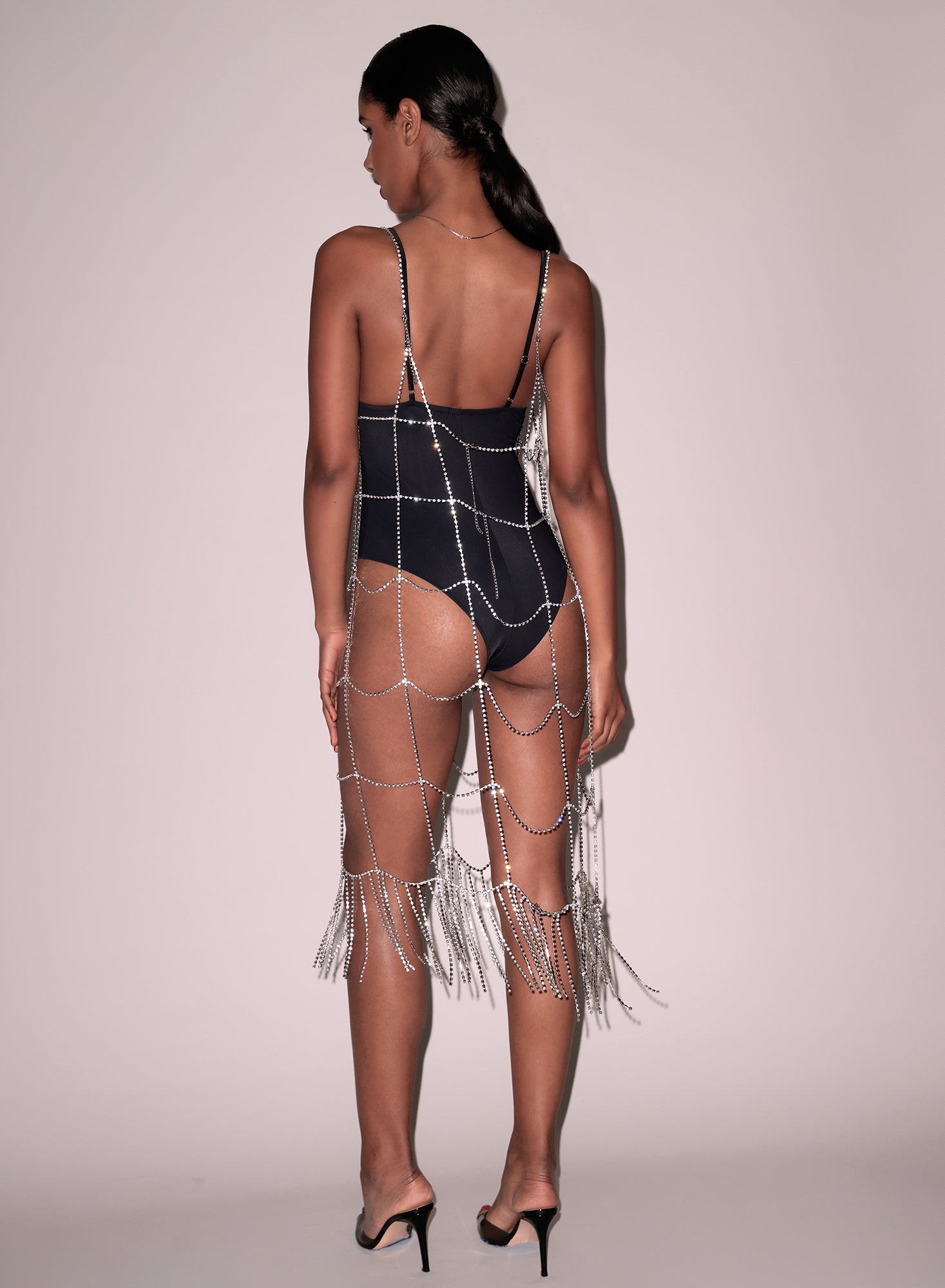 Fleur du Mal Crystal Fringe Dress