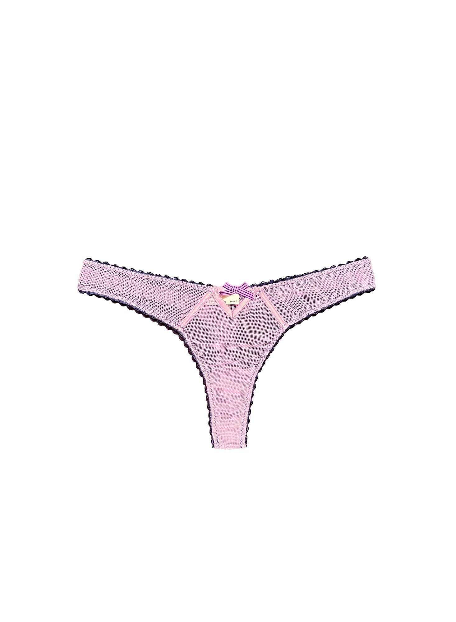Fleur du Mal Bisou Sabrina Mini Fishnet Thong