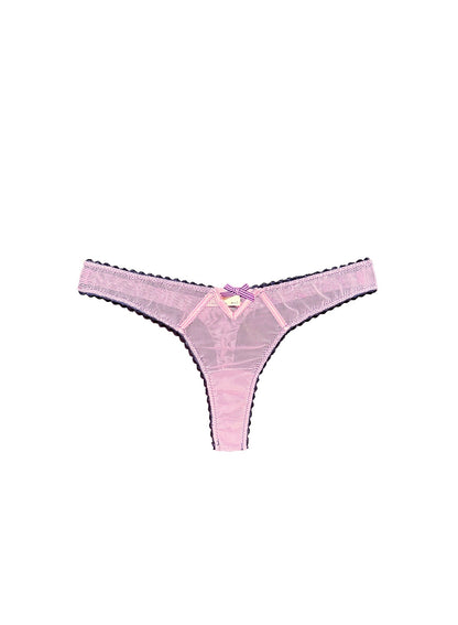 Fleur du Mal Bisou Sabrina Mini Fishnet Thong
