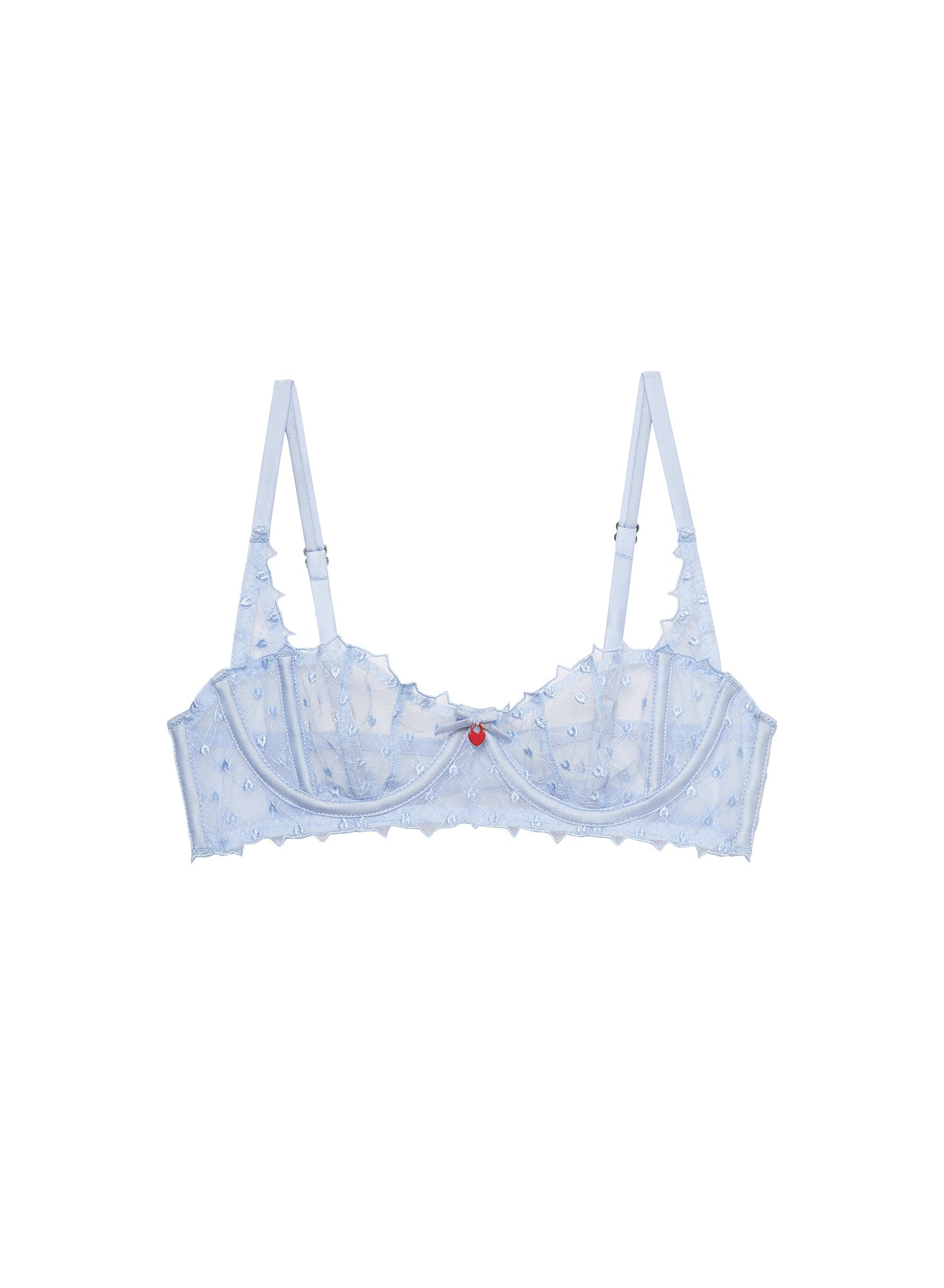 Fleur du Mal Love Lock Embroidery Balconette