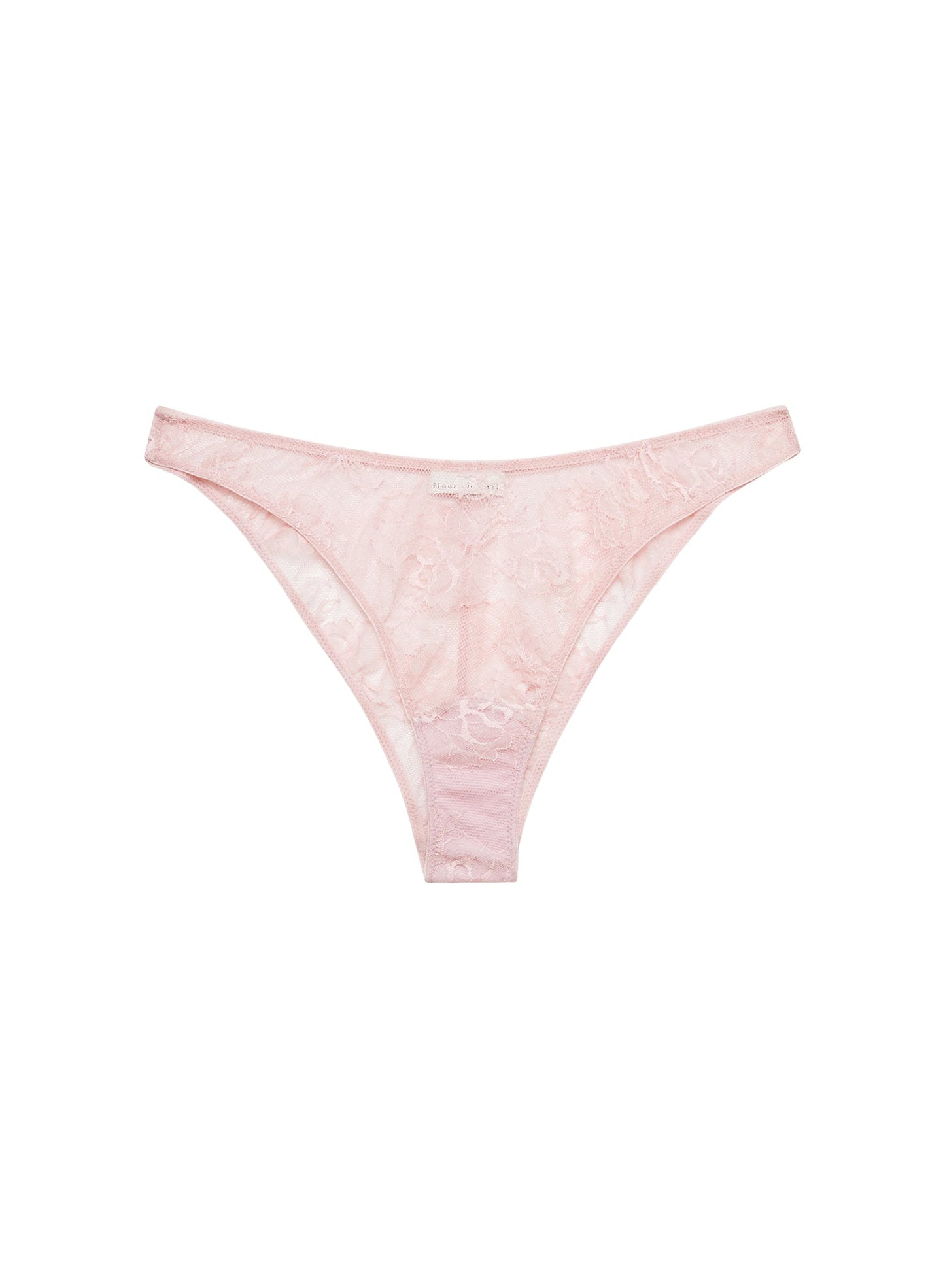 Fleur du Mal Peach Blossom Bouquet Lace Cheeky