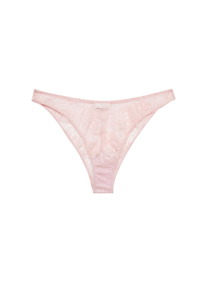 Fleur du Mal Peach Blossom Bouquet Lace Cheeky