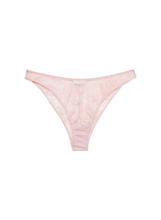 Fleur du Mal Peach Blossom Bouquet Lace Cheeky