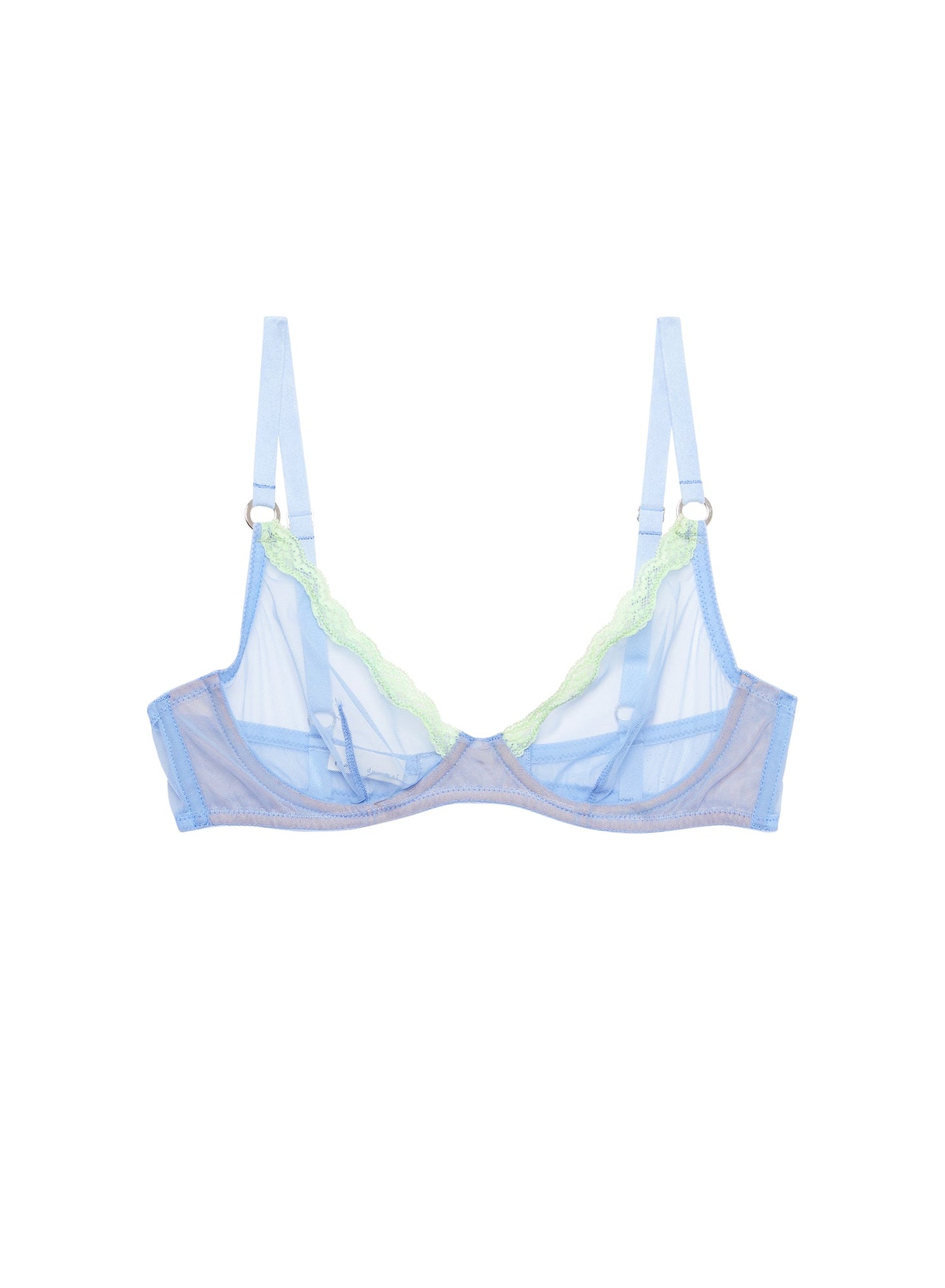Fleur du Mal Daydream Sheer Tulle Demi Bra