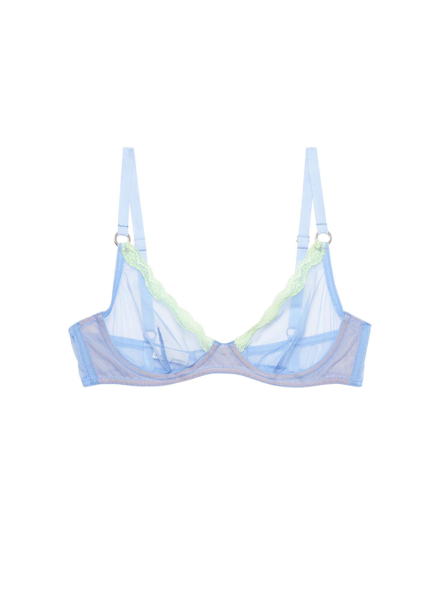 Fleur du Mal Daydream Sheer Tulle Demi Bra