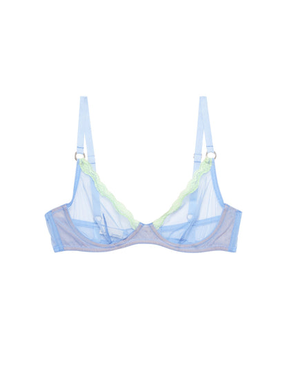 Fleur du Mal Daydream Sheer Tulle Demi Bra