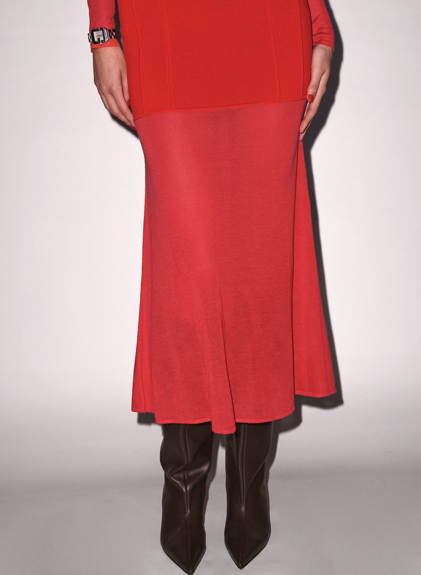 Fleur du Mal Red Kate Maxi Dress