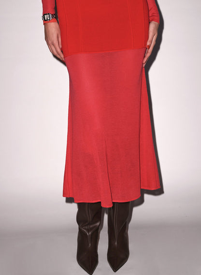Fleur du Mal Red Kate Maxi Dress