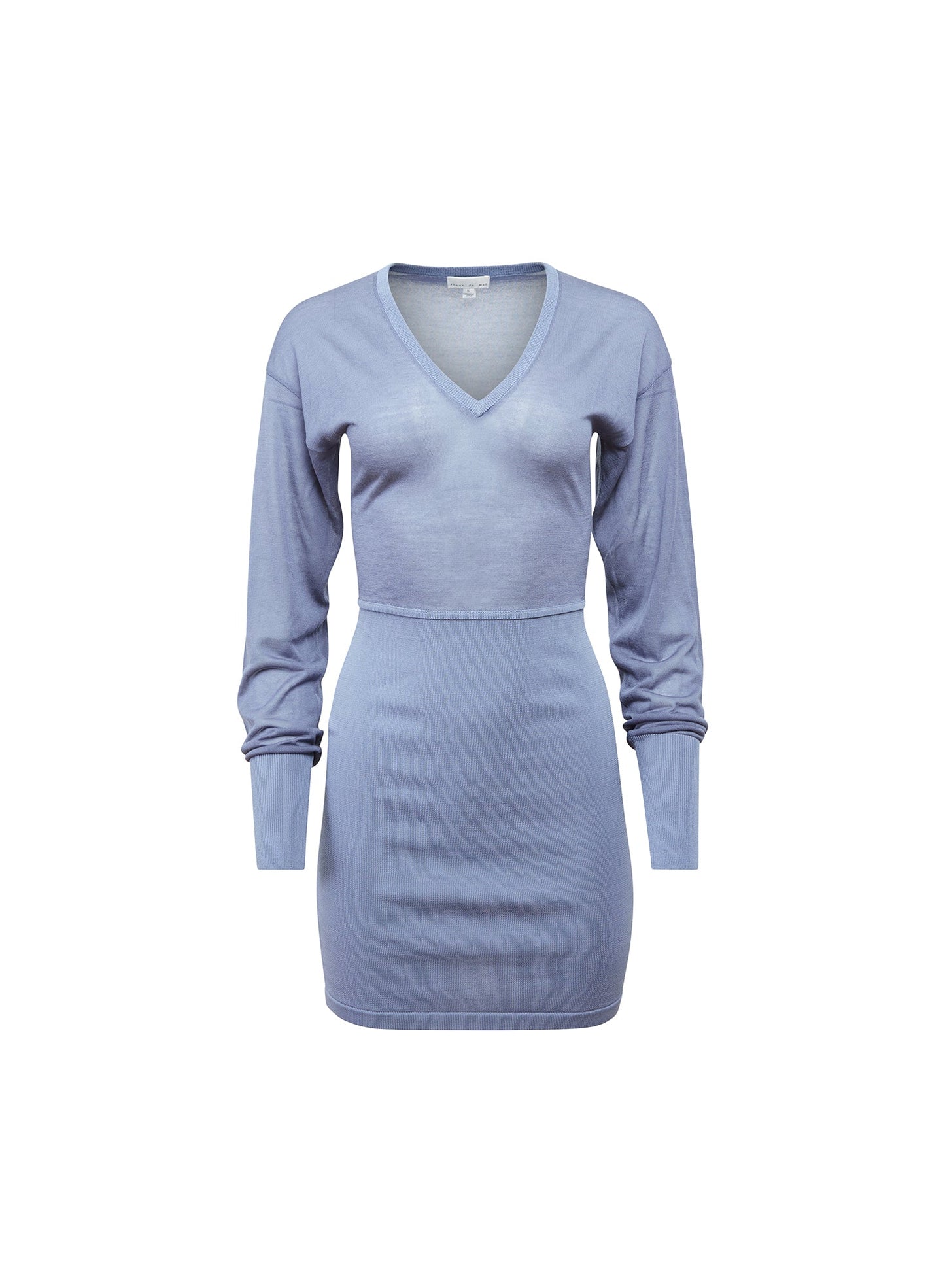 Fleur du Mal Charcoal Blue Kate Mini Dress