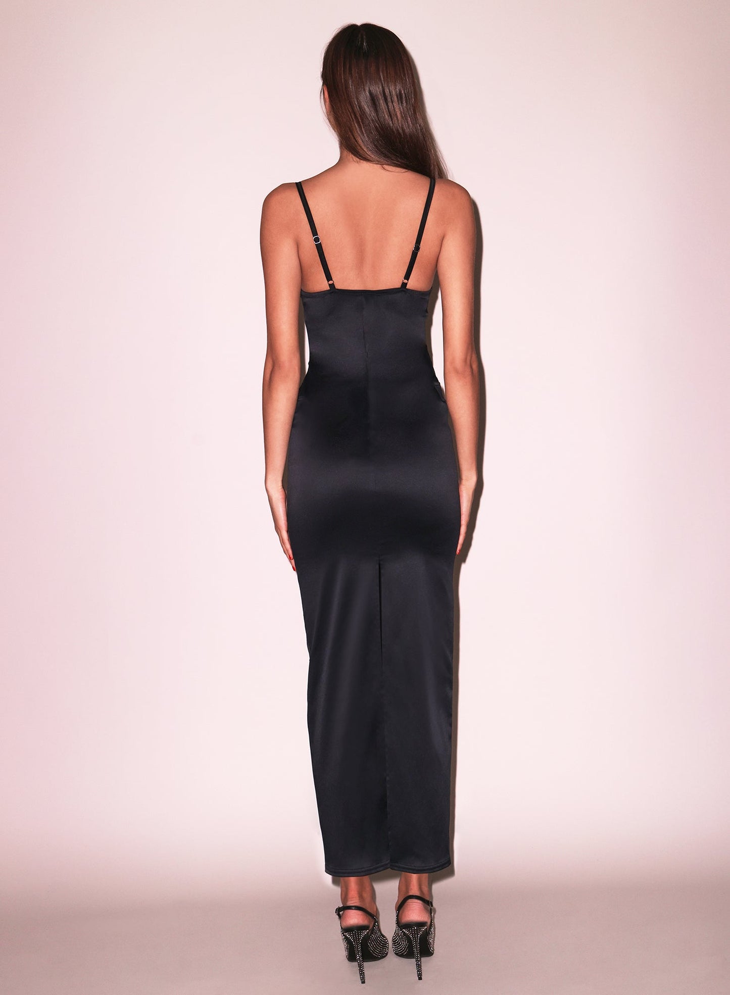Fleur du Mal Black Seduce-U Plunge Dress